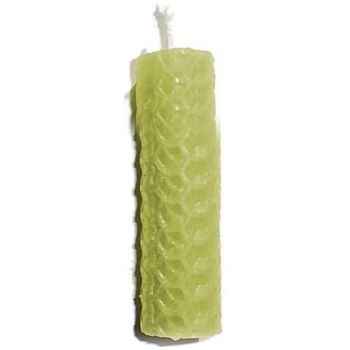 100 x Mini Spell Candles - LIME GREEN 5cm (2 inch)