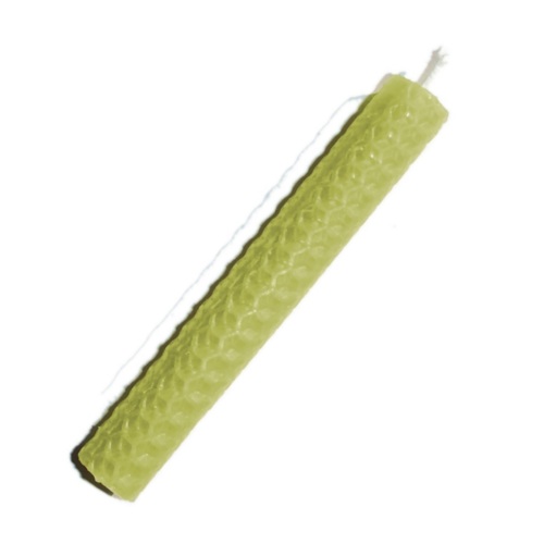 50 x Spell Candles - LIME GREEN 10cm (4 inch)