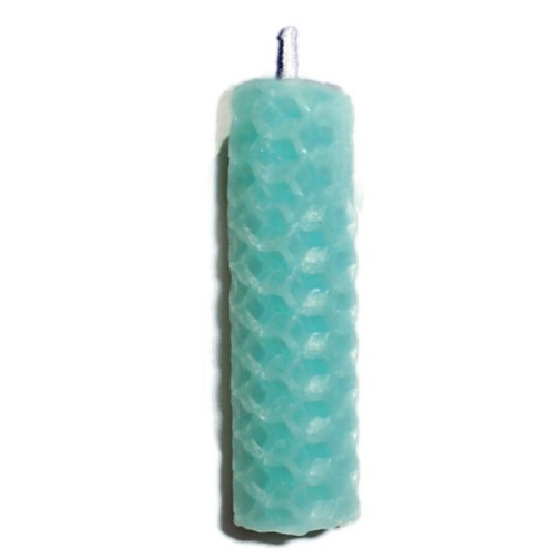 20 x Mini Spell Candles - LIGHT BLUE 5cm (2 inch)